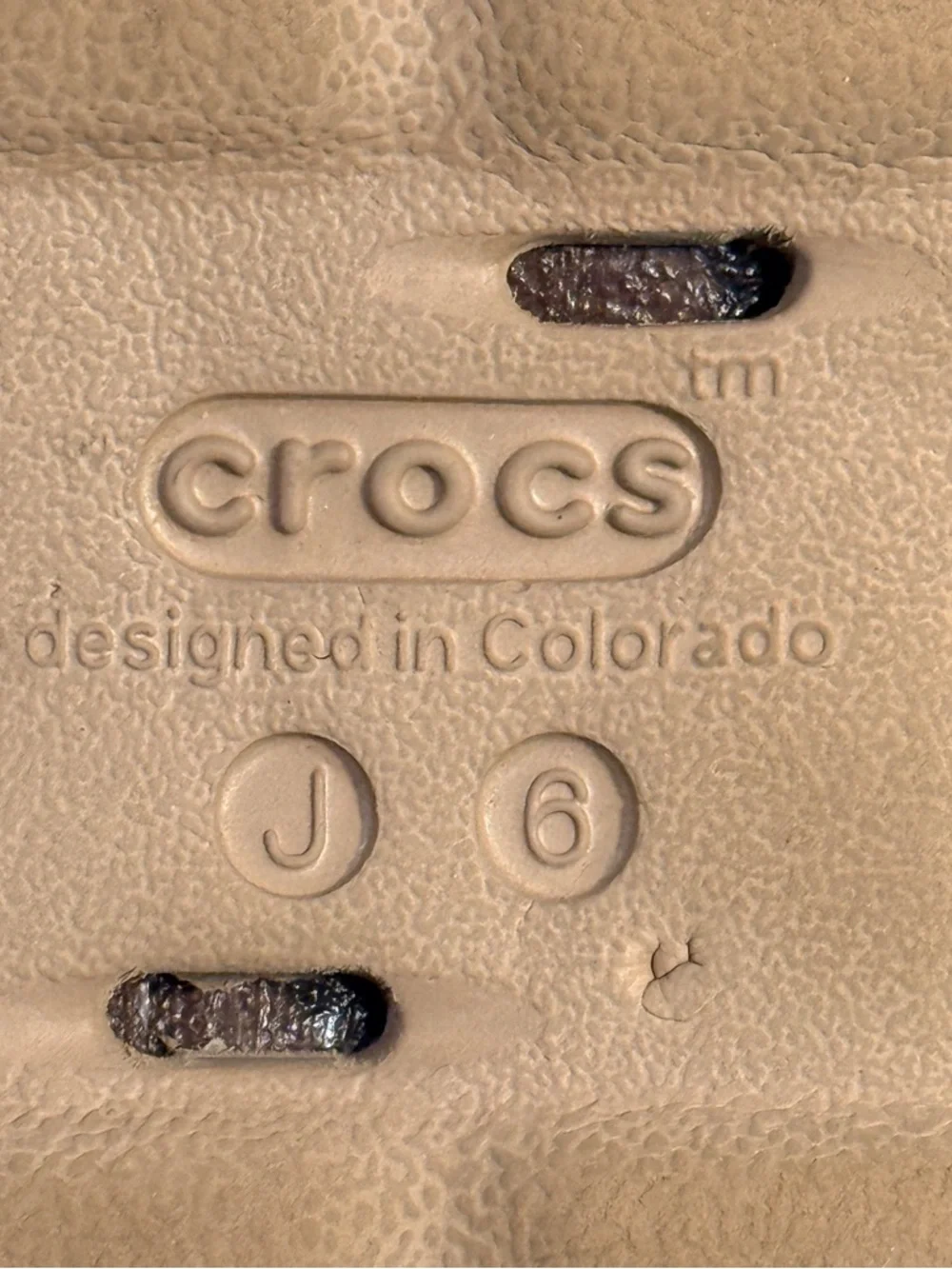 Crocs Echo Clog K Sandals With Adjustable Red Strap Rugged Outdoor Kids J6